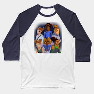 The House of Afros, Capes & Curls: The Rebel Faction Baseball T-Shirt